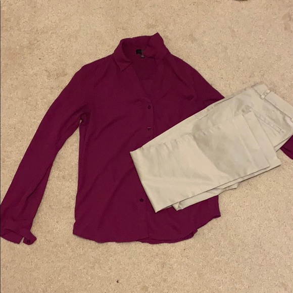 Bright button down shirt from The Limited - Picture 3 of 3